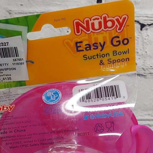 NUBY 'EASY GO SUCTION BOWL, SPOON & STORAGE TOP' - Picture 11 of 16
